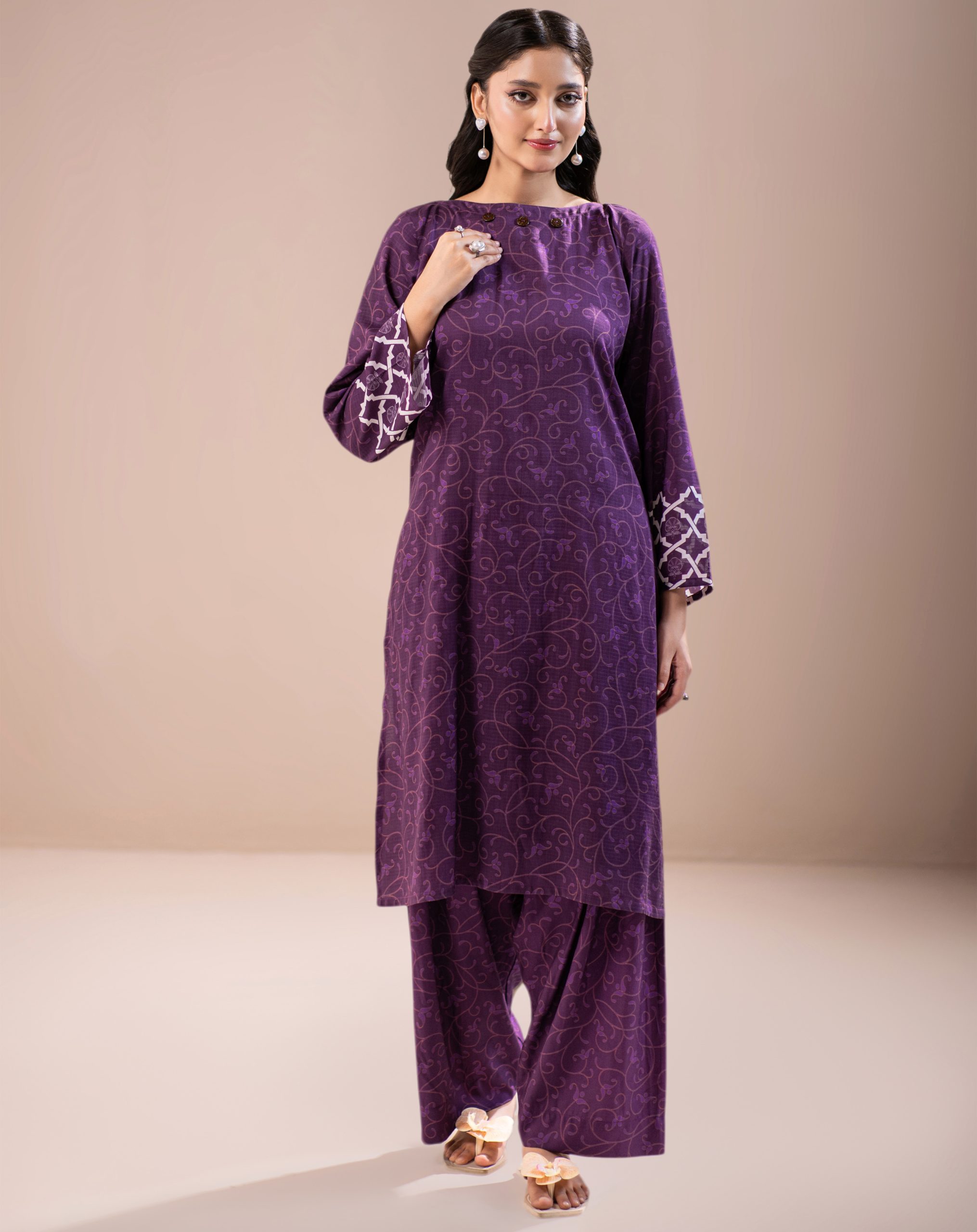 2 PCS Violet OMD Print