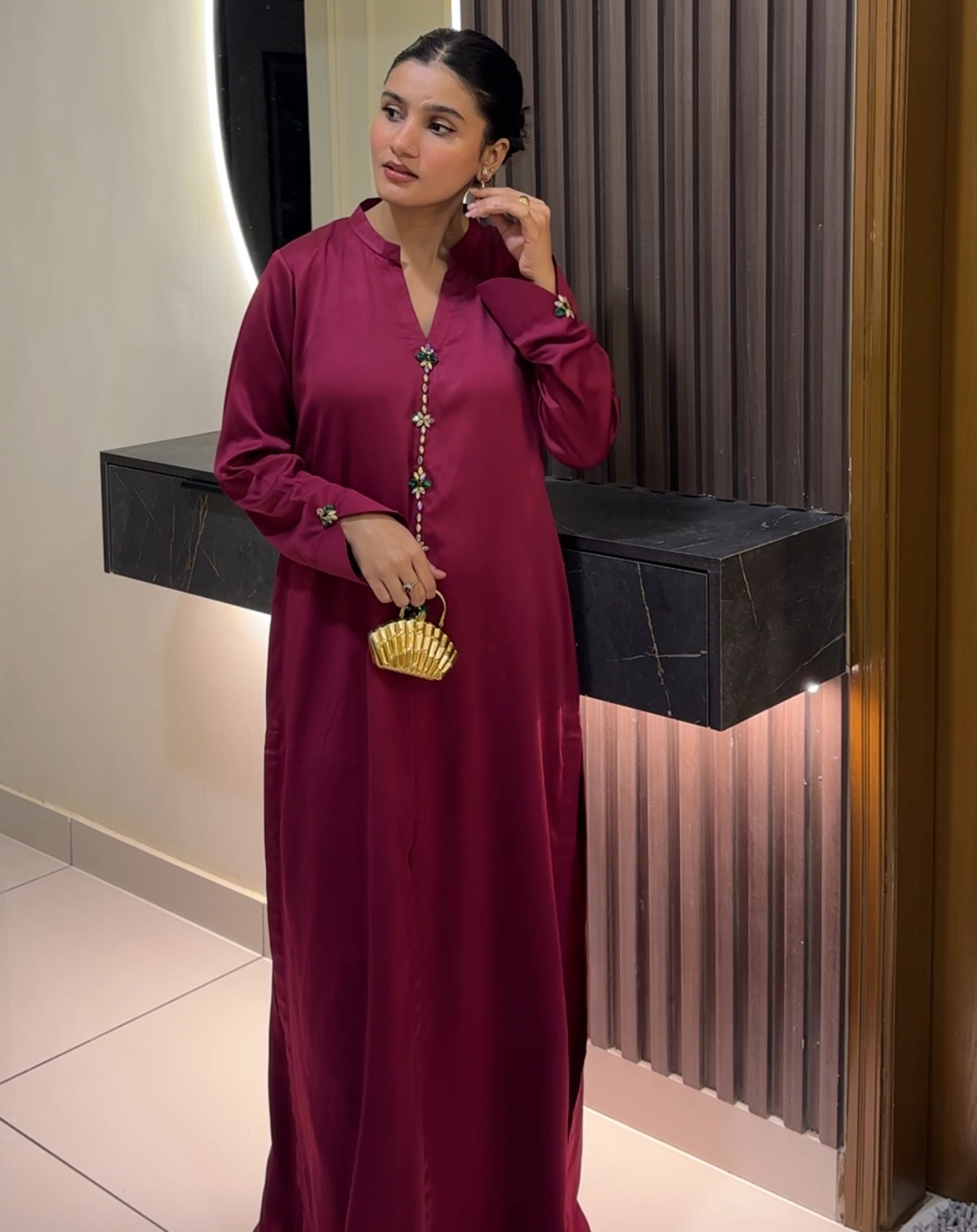 2 PCS Silk Cerise - OMD Dress